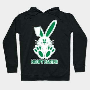 HOOPY EASTER, Glasgow Celtic Football Club Green and White Bunny Rabbit Design Hoodie